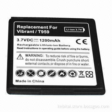Mobile Phone Battery, Suitable for Samsung T959, with 1,700mAh High Capacity